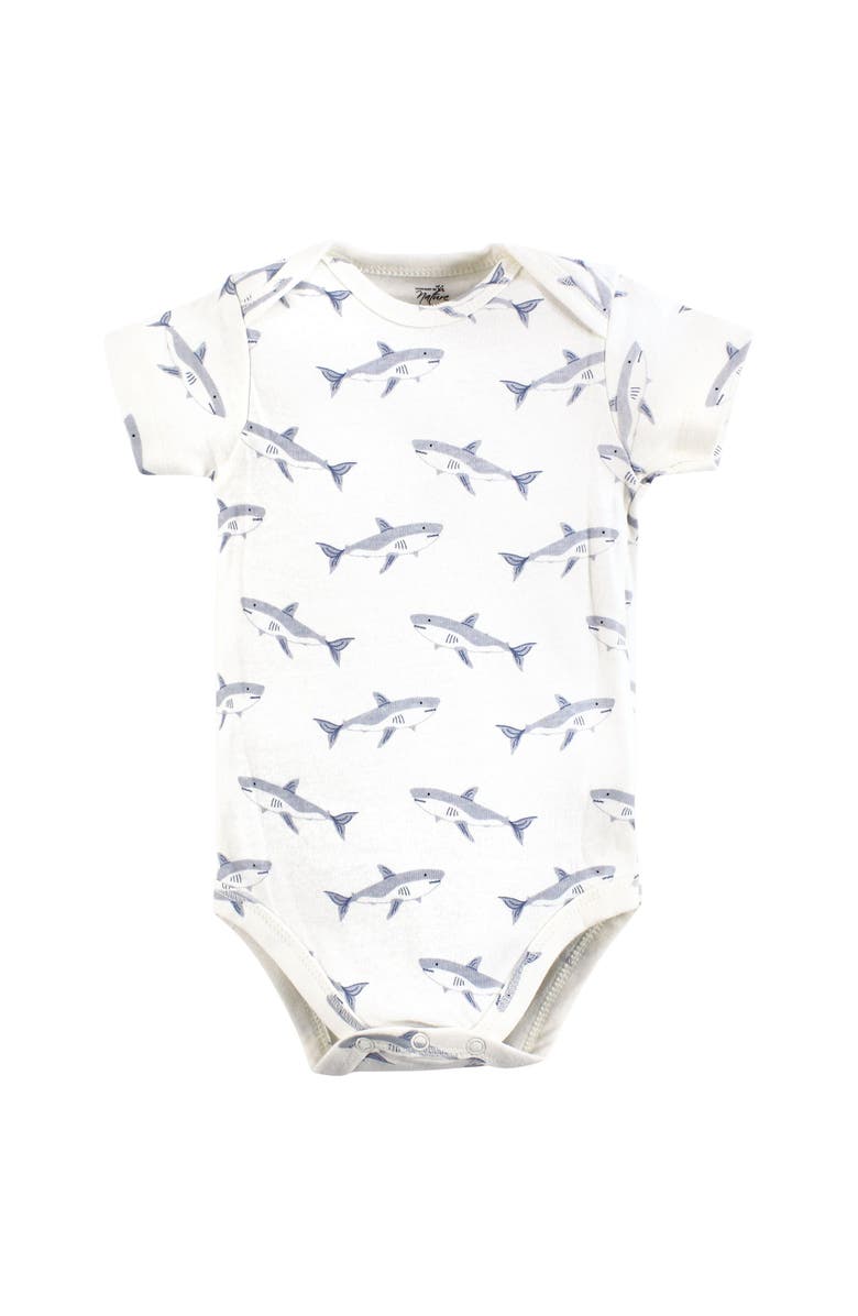Touched by Nature 3Pk Organic Bodysuits, Alternate, color, Mystic Sea Creatures