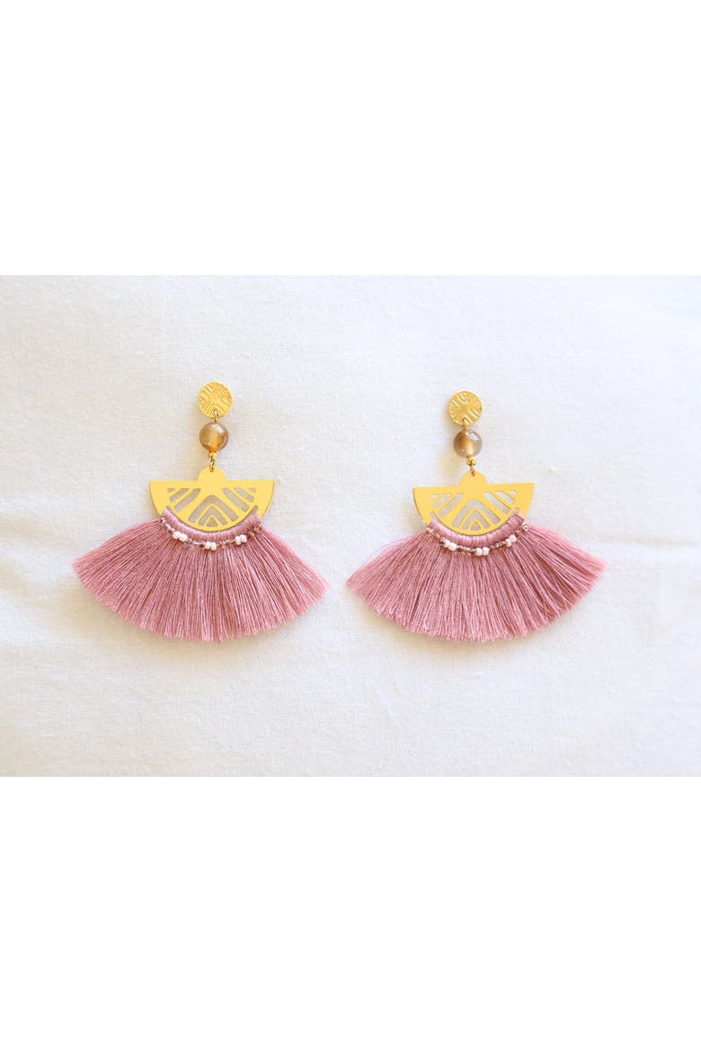Tassel Bracelet, Alternate, color, Pearl