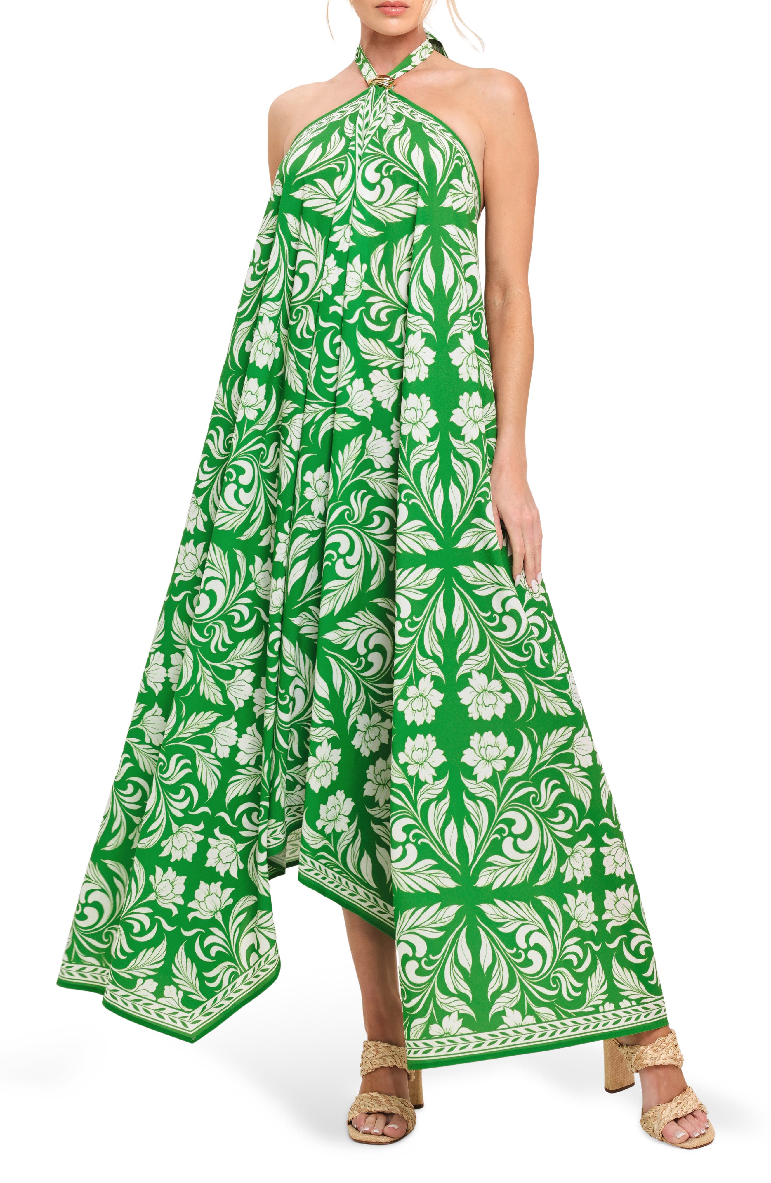 FLYING TOMATO Print Maxi Dress
