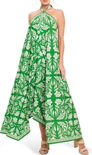 FLYING TOMATO Print Maxi Dress