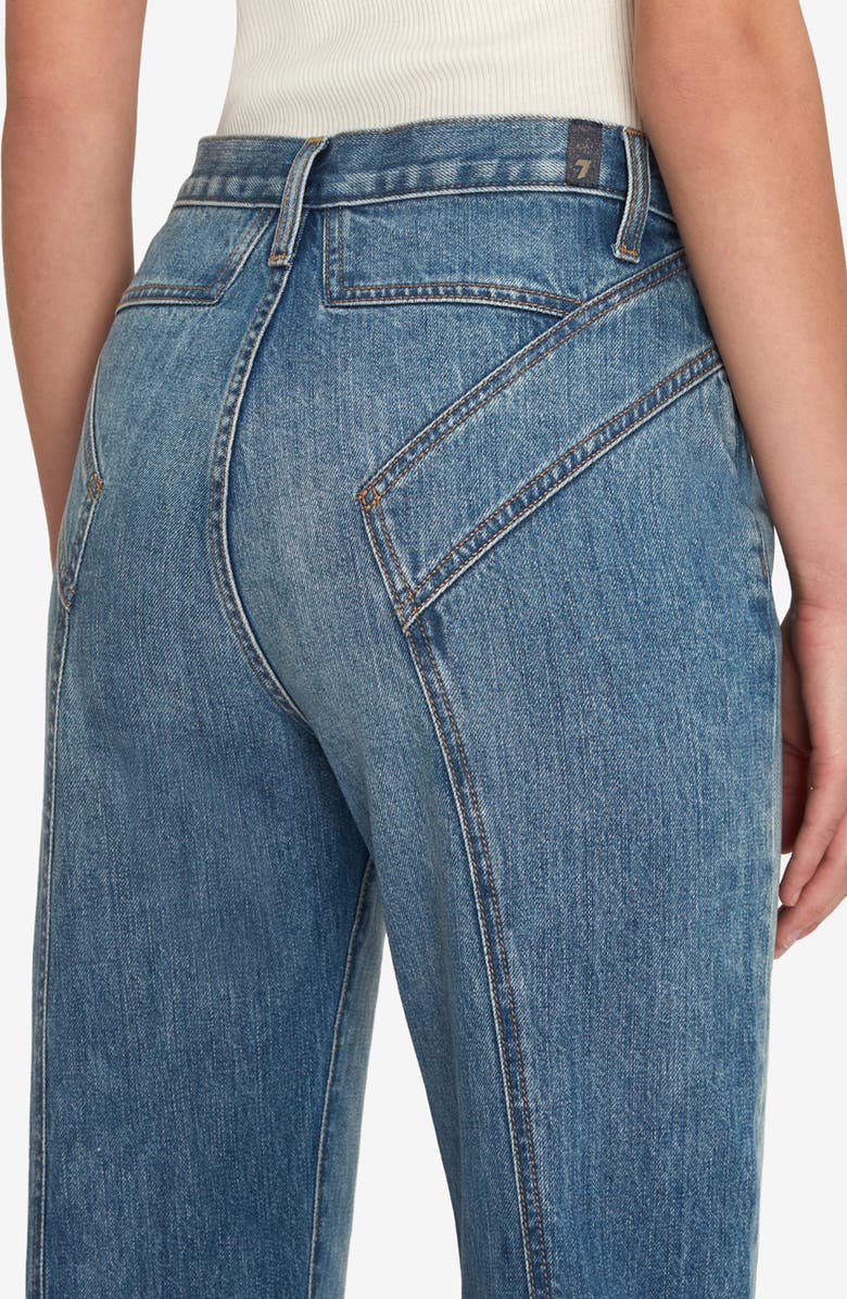 7 For All Mankind Star Panel Easy Straight Leg Jeans, Alternate, color, 