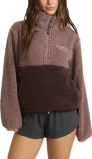 Billabong Horizon Quarter Zip High Pile Fleece Pullover