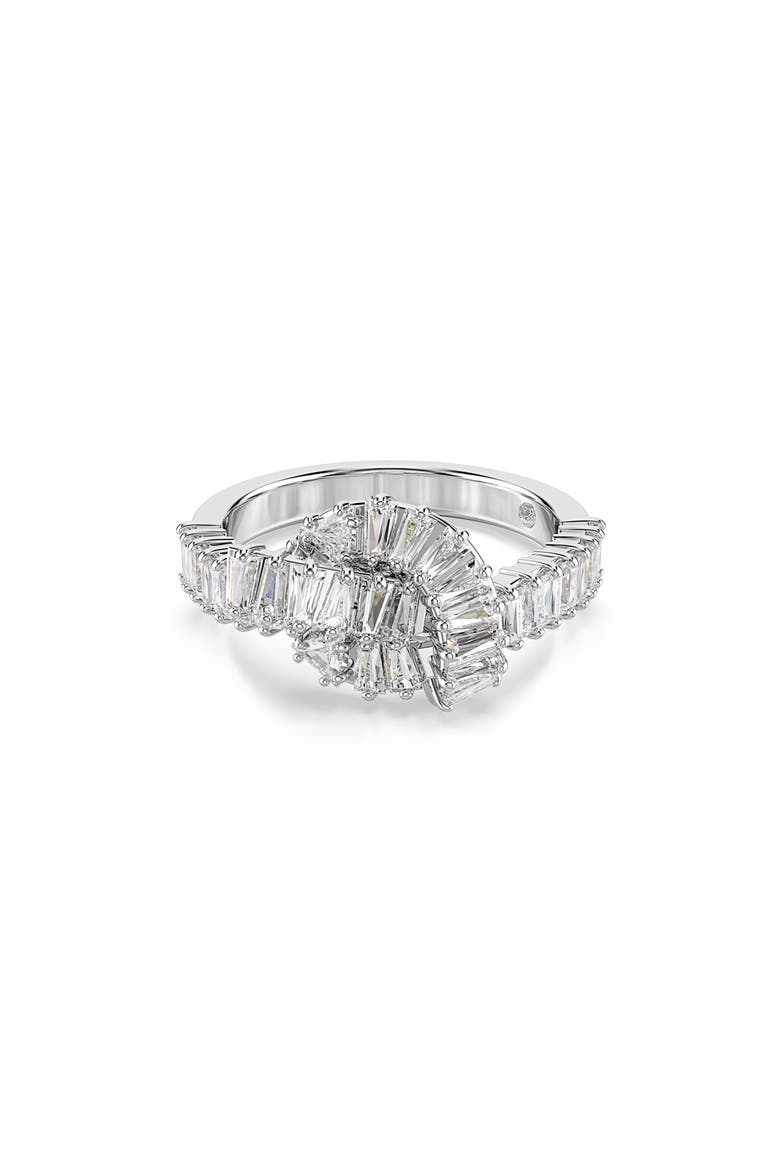 Matrix Knot Ring, Main, color, RHODIUM/ WHITE