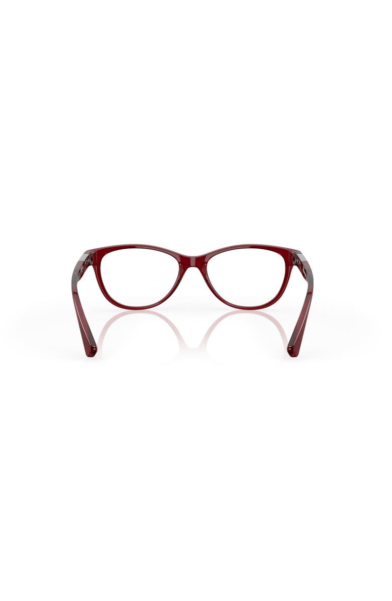 Oakley 50mm Round optical glasses, Alternate, color, Red