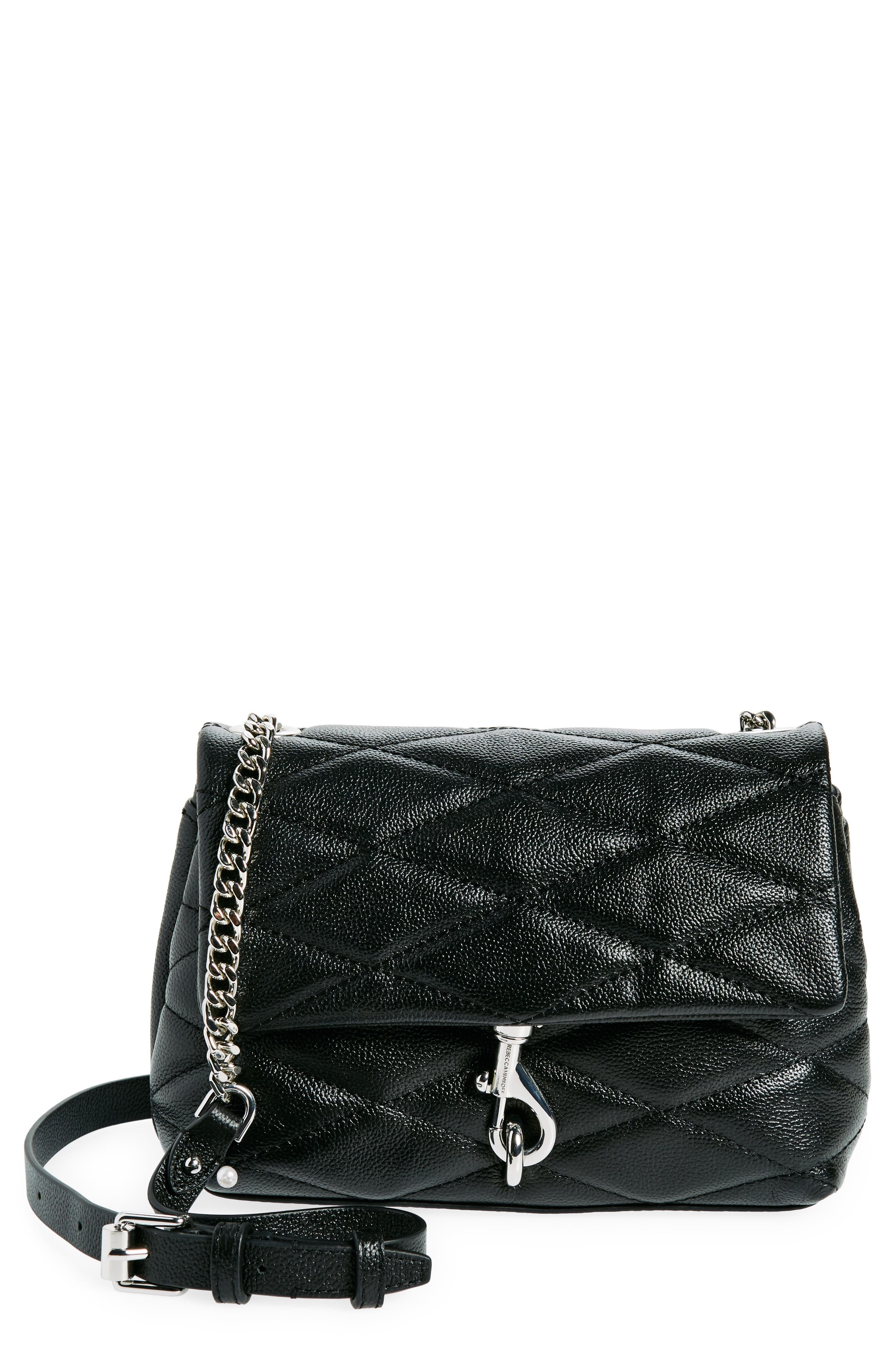 Rebecca Minkoff Edie Diamond Quilt Leather Crossbody Bag
