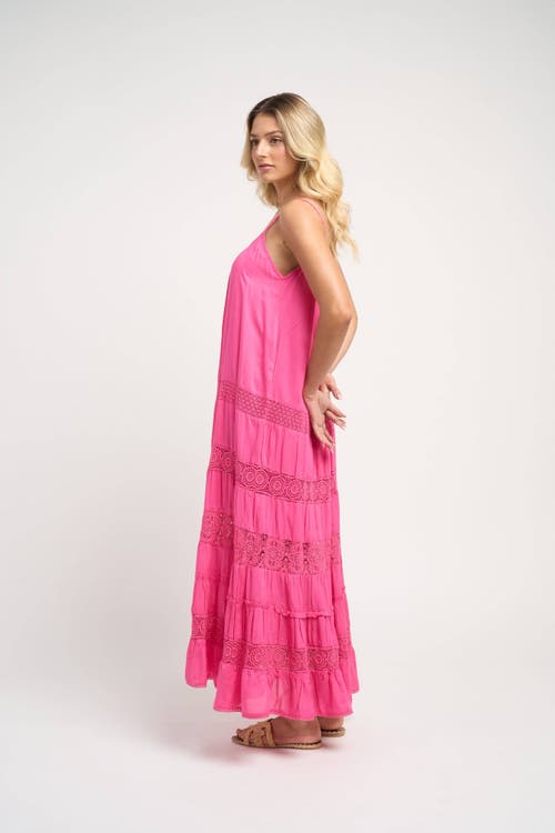 Guadalupe Design Paola Dress In Fuchsia