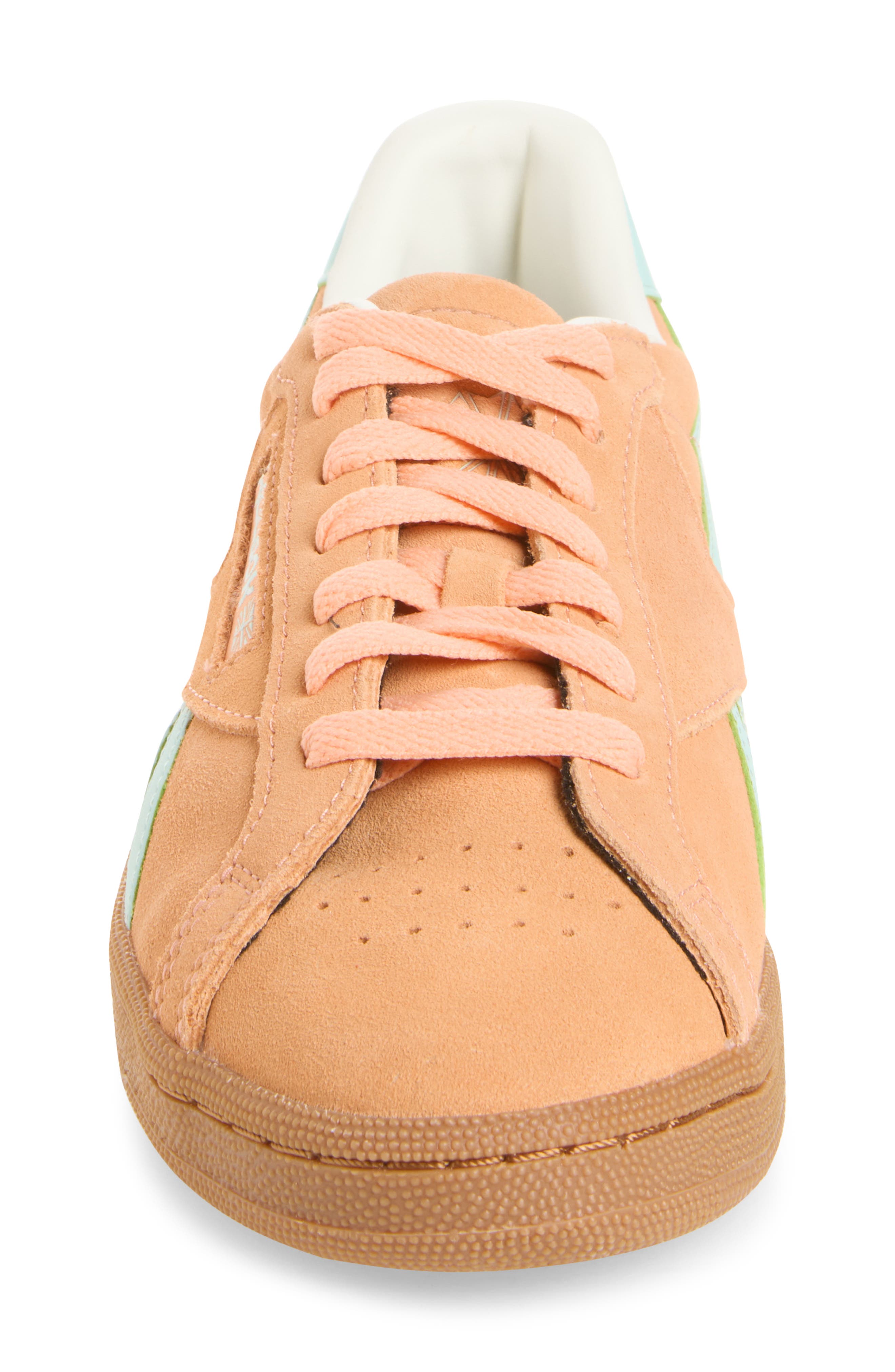 Club C Grounds UK Sneaker, Alternate, color, ORNGE AQUA CHALK