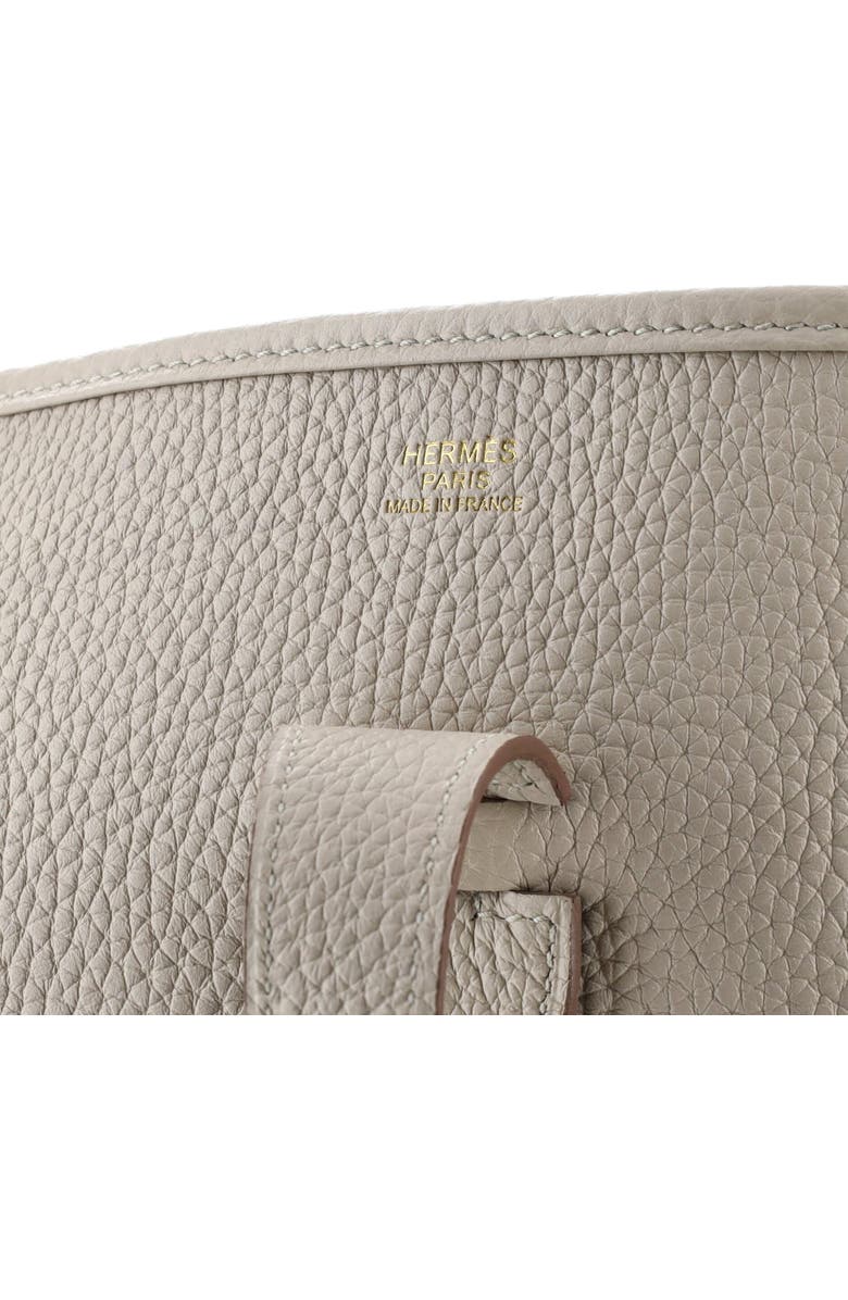 Pre-Owned Hermes Evelyne Bag Gen III Clemence GM, Alternate, color, Beton