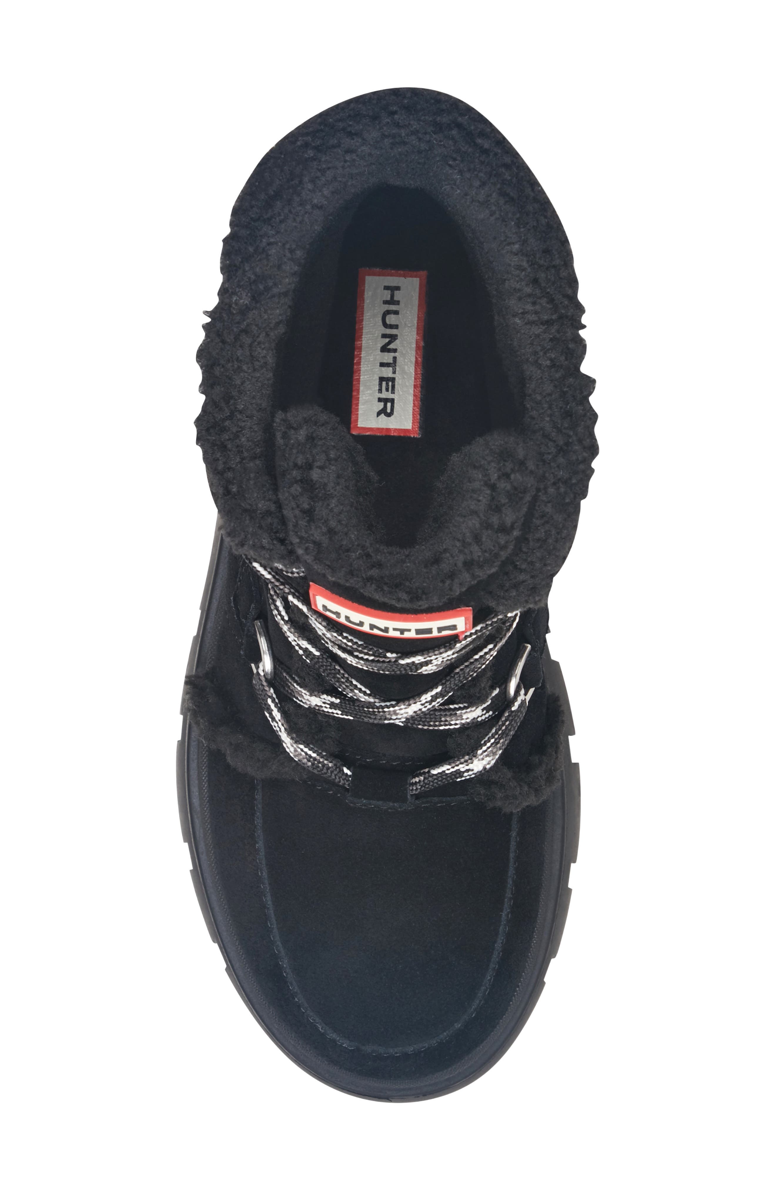 Melody Faux Shearling Bootie, Alternate, color, BLACK/BLACK/SIGNATURE