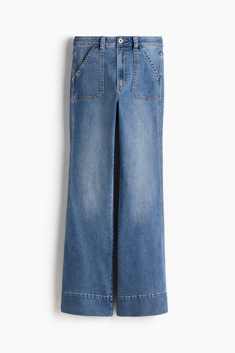 Flared High Jeans, Alternate, color, Denim blue