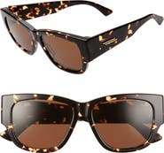 Bottega Veneta 55mm Cateye Sunglasses