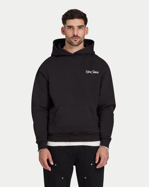 Script Heavyweight Oversized Hoodie