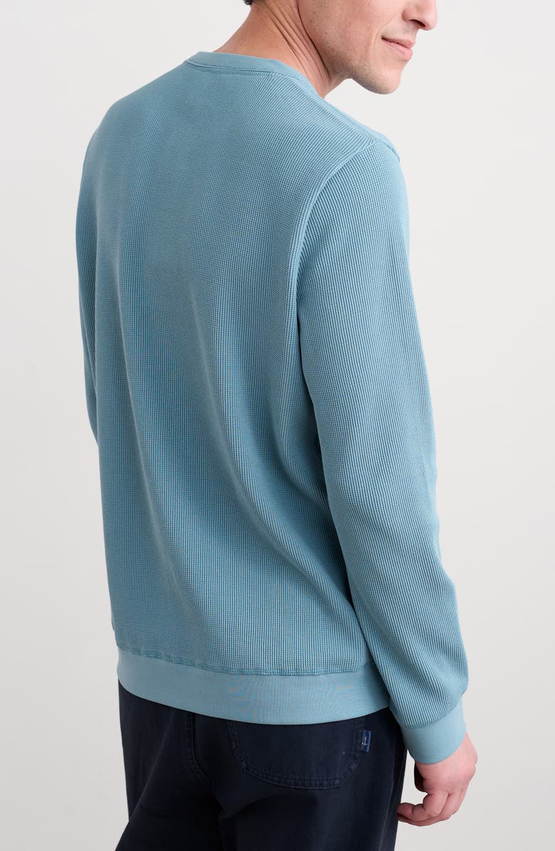 Seasalt Cornwall Brigantine Waffle Knit Organic Cotton Henley, Alternate, color, Hydrangea