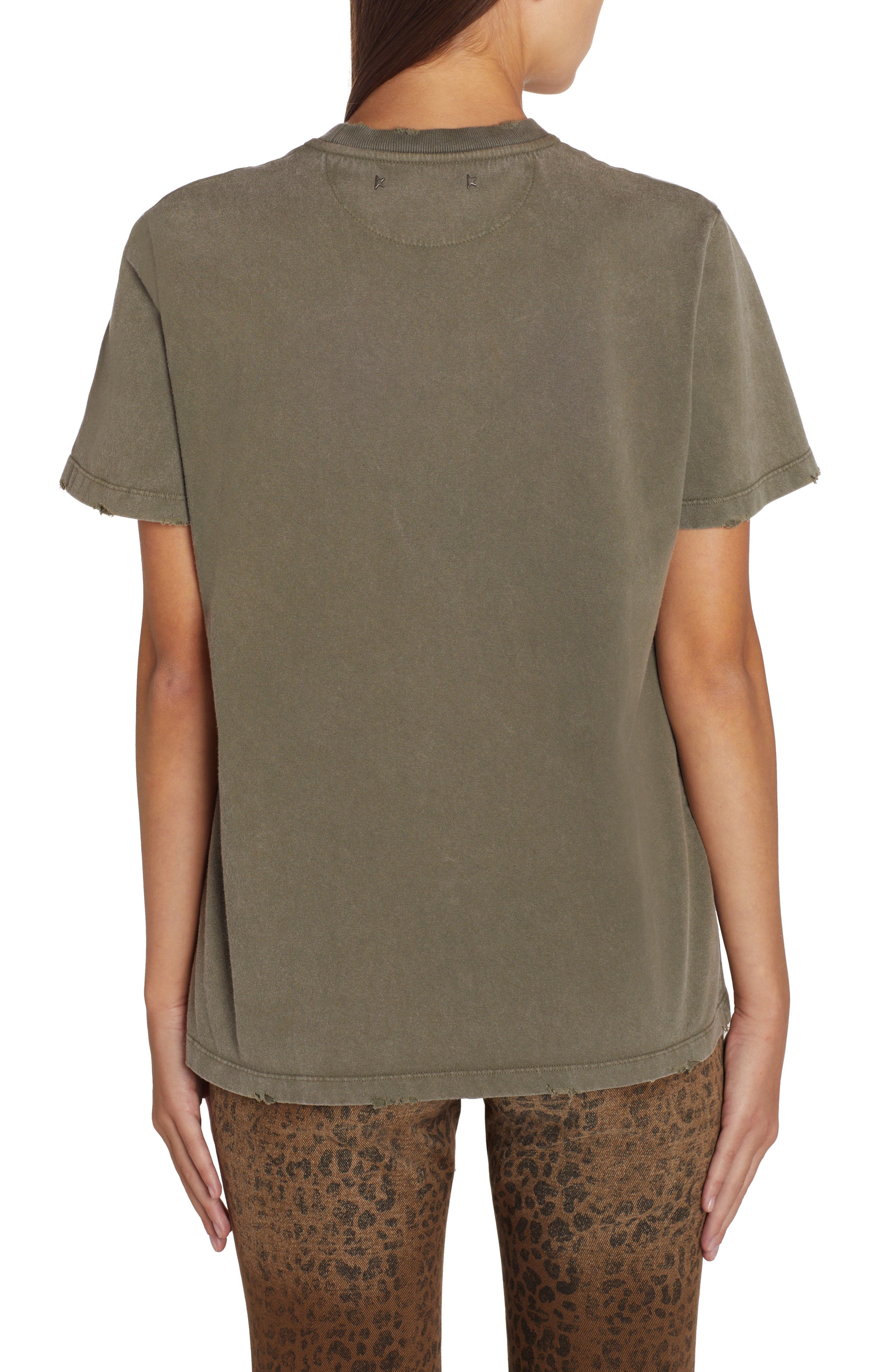 Distressed Cotton Logo Tee - image 2