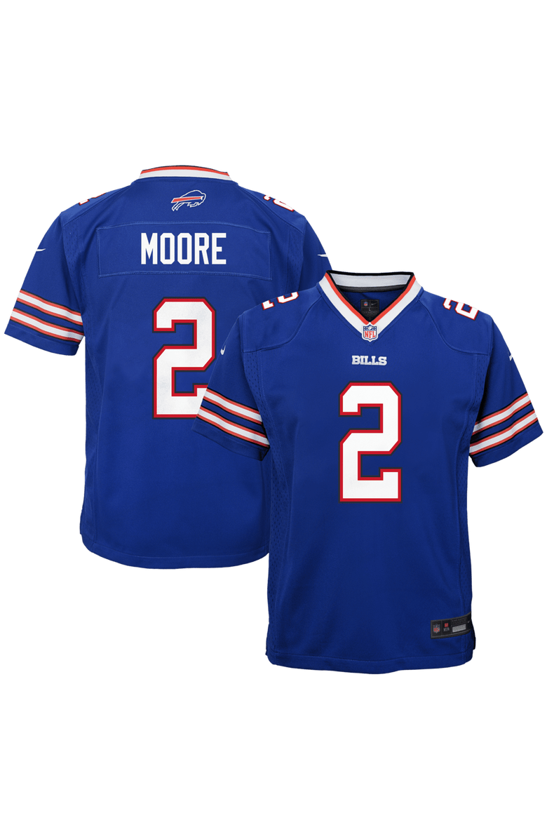 Nike Youth Nike D.J. Moore Blue Buffalo Bills Game Jersey, Main, color, Blue