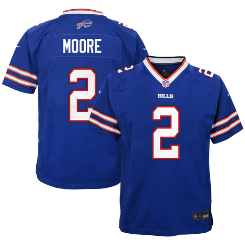 Youth Nike D.J. Moore Blue Buffalo Bills Game Jersey