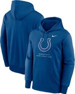 Nike Men's Nike Blue Indianapolis Colts Toss Sweep Therma-FIT Hoodie