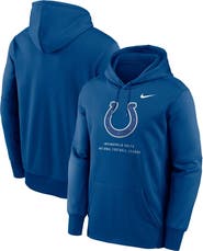 Nike Men's Nike Blue Indianapolis Colts Toss Sweep Therma-FIT Hoodie