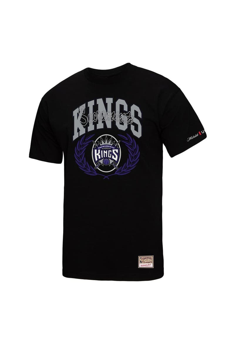 Men's Mitchell & Ness Black Sacramento Kings NBA x Michelob Ultra Rewind II T-Shirt, Alternate, color, Black
