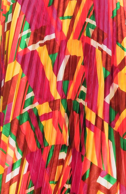 Flying Tomato Print Midi Dress In Multi