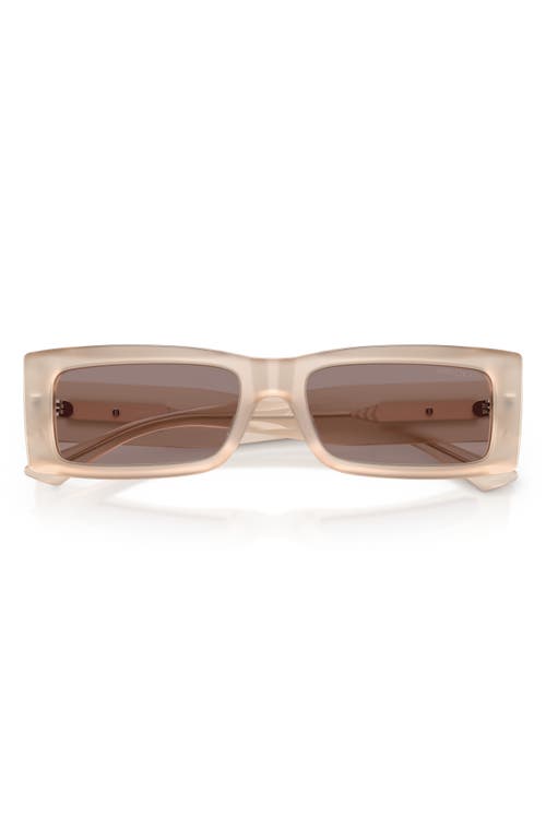 Jimmy Choo Lennon 54mm Polarized Rectangular Sunglasses