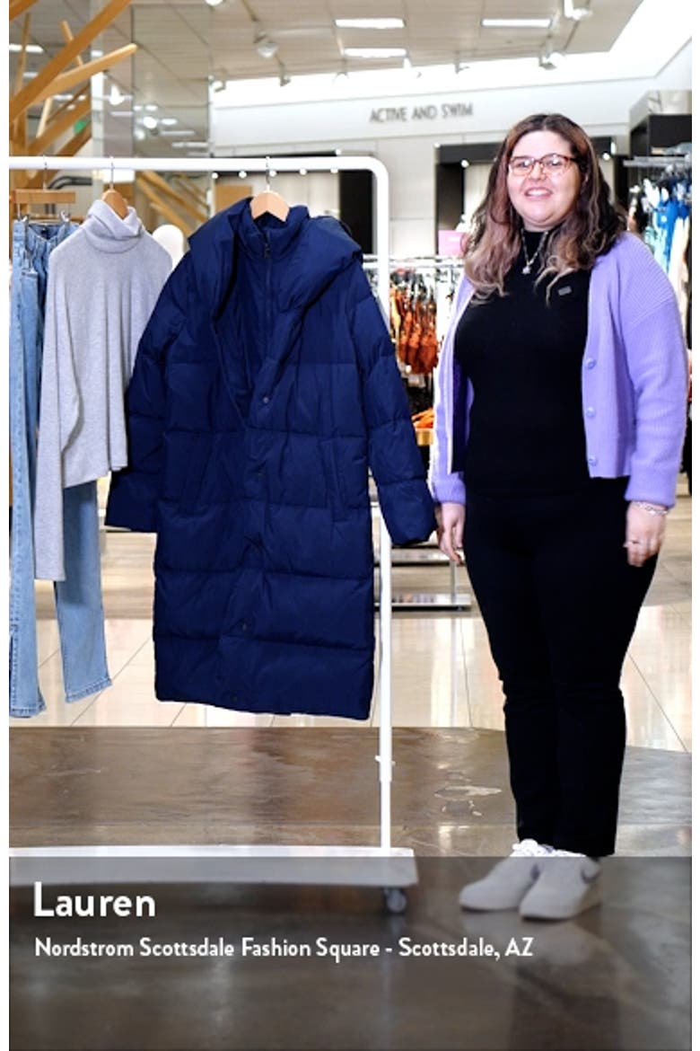 Pillow Hood Longline Down & Feather Jacket video