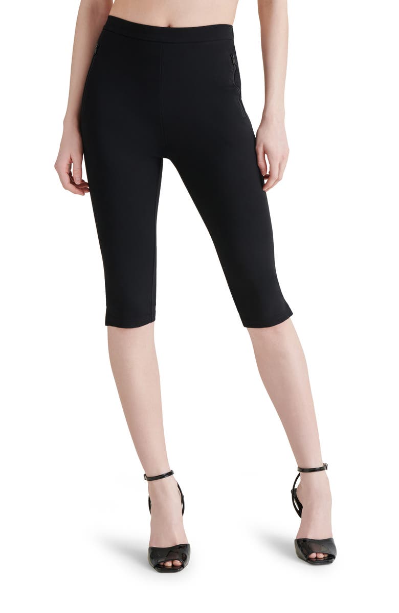 Steve Madden Dara Capri Leggings, Main, color, Black