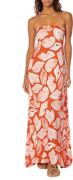 Maaji Australian Reef Strapless Maxi Dress