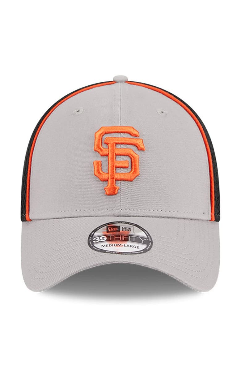 New Era Men's New Era Gray San Francisco Giants Pipe 39THIRTY Flex Hat, Alternate, color, Gray