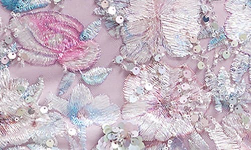 DRESS THE POPULATION DRESS THE POPULATION BRITTANY SEQUIN FLORAL EMBROIDERY COCKTAIL MINIDRESS