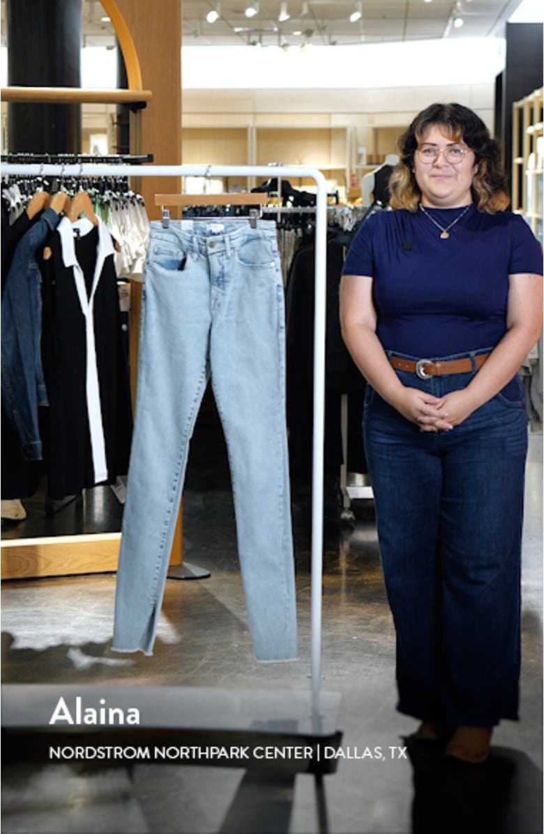 Good Legs Split Hem Skinny Jeans, sales video thumbnail