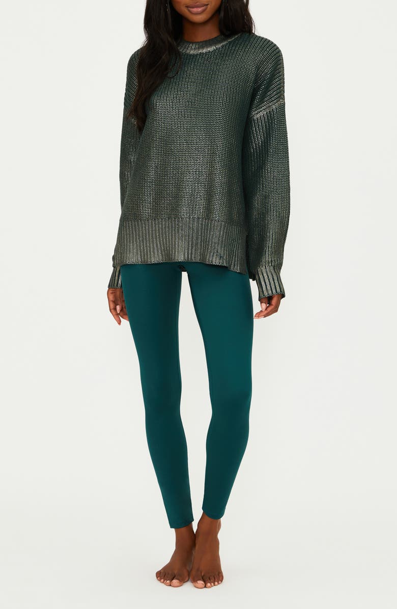 Beach Riot Piper Leggings, Alternate, color, Pine