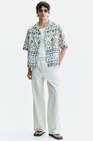 H&M Relaxed Fit Patterned Resort Shirt