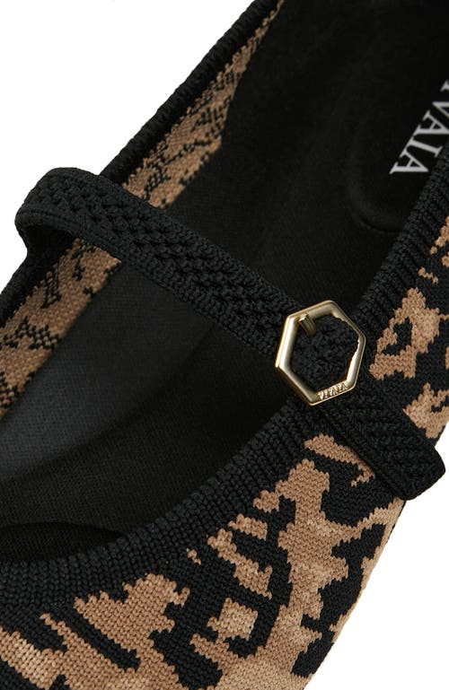 Vivaia Almond-toe Mary-jane Adaptall In Black