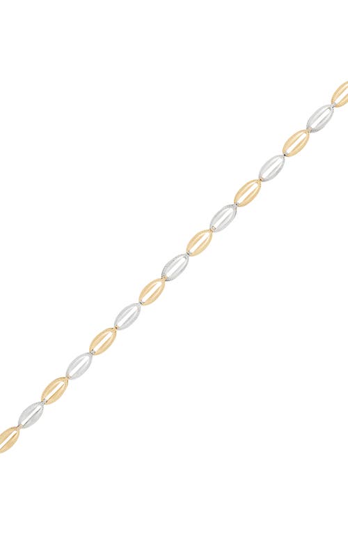 Frankie & Zoe Open Oval Link Bracelet In Multi