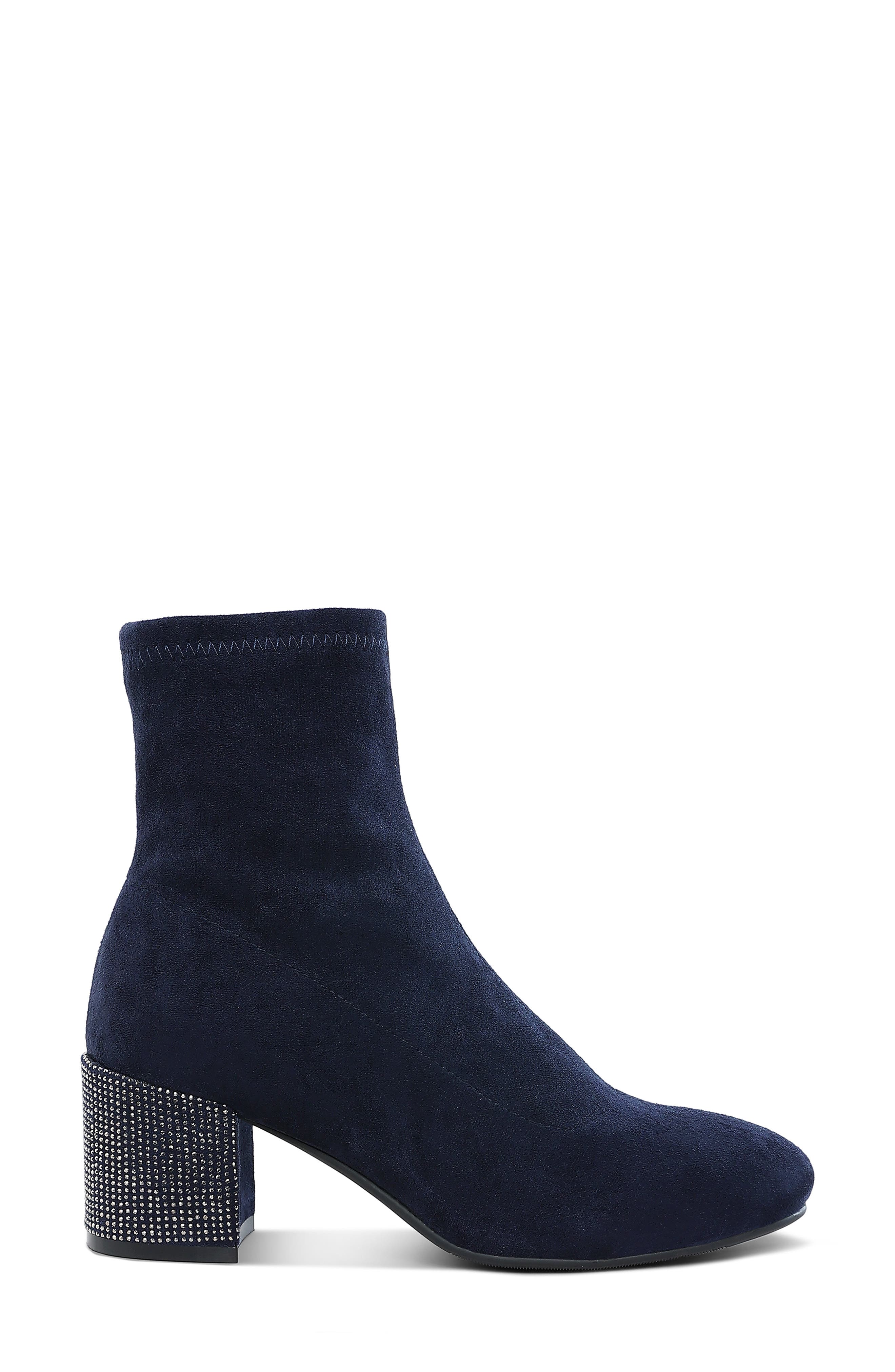 Chena Water Repellent Bootie, Alternate, color, NAVY