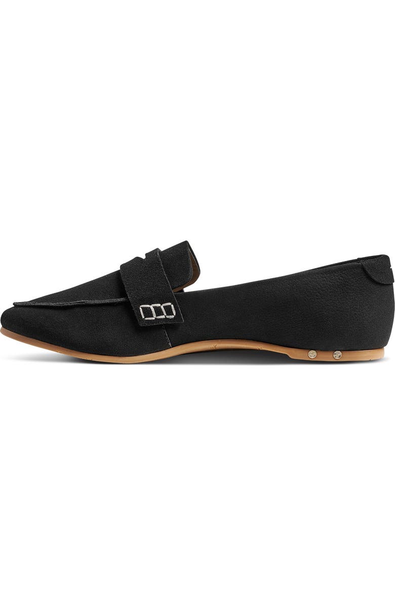 Beek Moorhen Penny Loafer, Alternate, color, Black Suede
