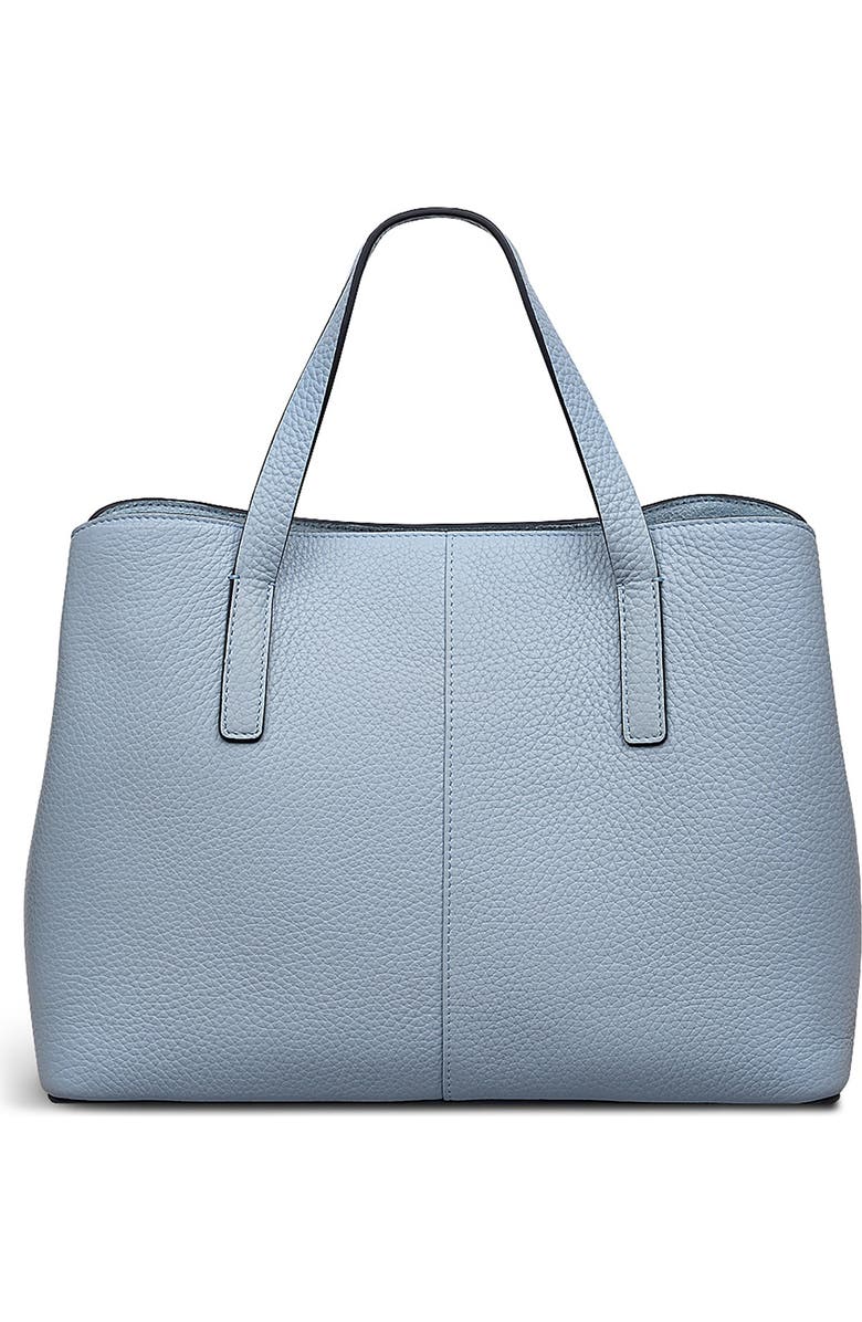 Radley Medium Duke's Place Leather Crossbody Satchel, Alternate, color, Smoke Blue