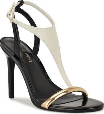 Nine West Miaza T-Strap Stiletto Sandal (Women) | Nordstromrack