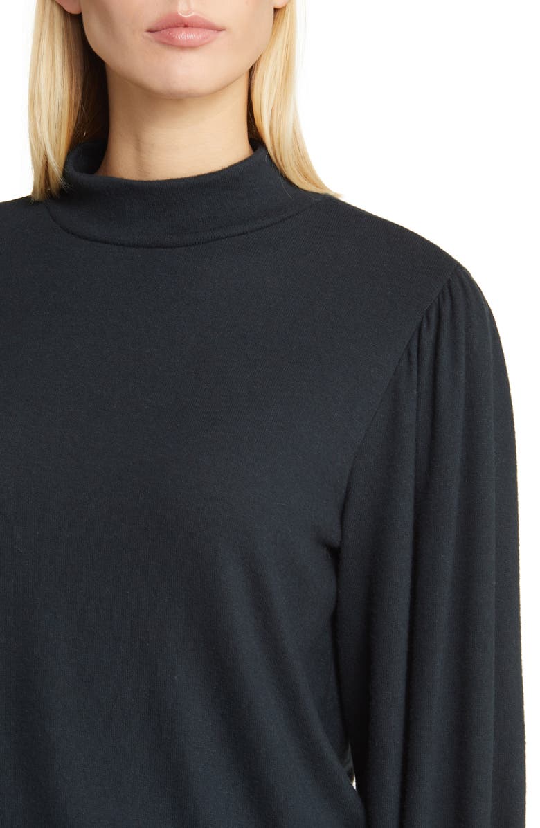 Caslon<sup>®</sup> Gathered Mock Neck Top, Alternate, color, 