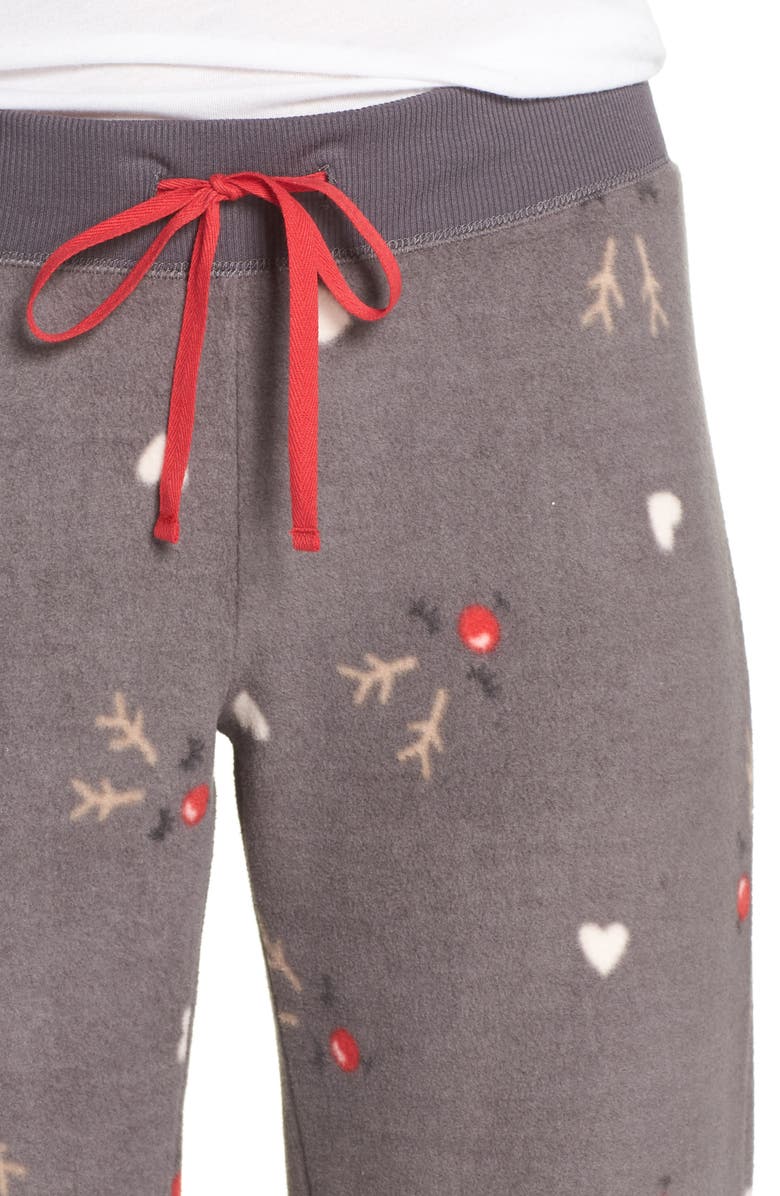 Make + Model Fleece Pajama Pants, Alternate, color, 