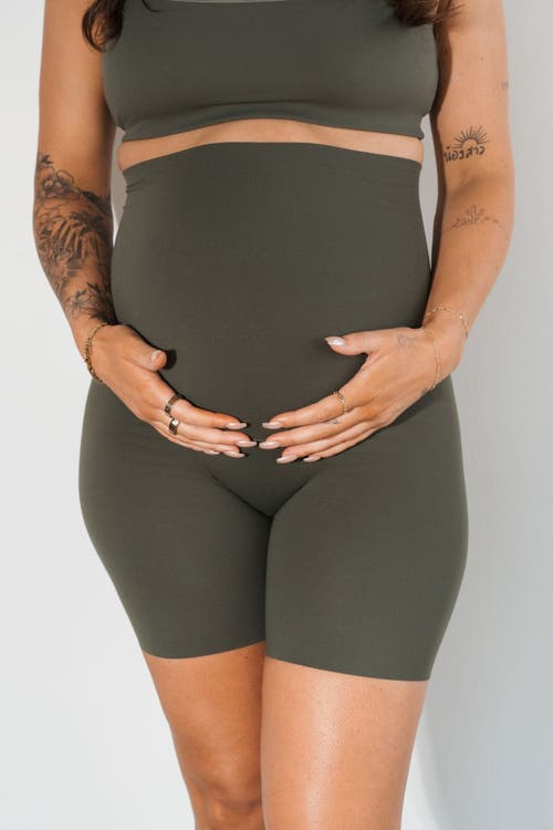 Vitality Cloud Ii Maternity Rider Short In Green