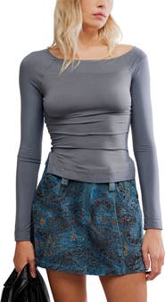 Free People At the After Boat Neck Top