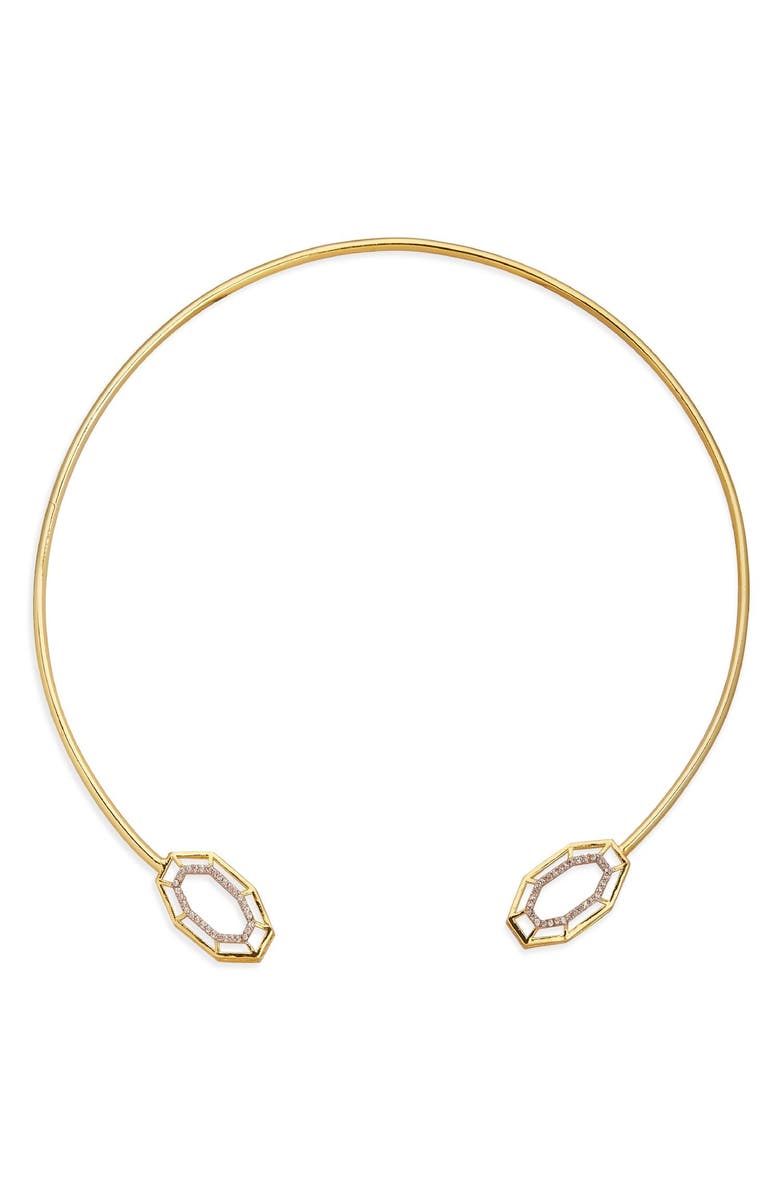 Dhwani Bhansal SYRA CHOKER, Main, color, Gold Plated