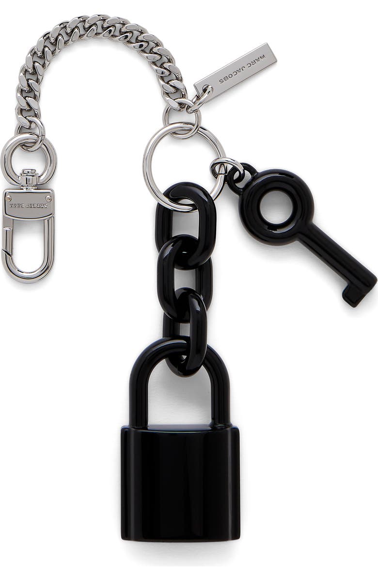Marc Jacobs The Lock Bag Charm, Alternate, color, Black