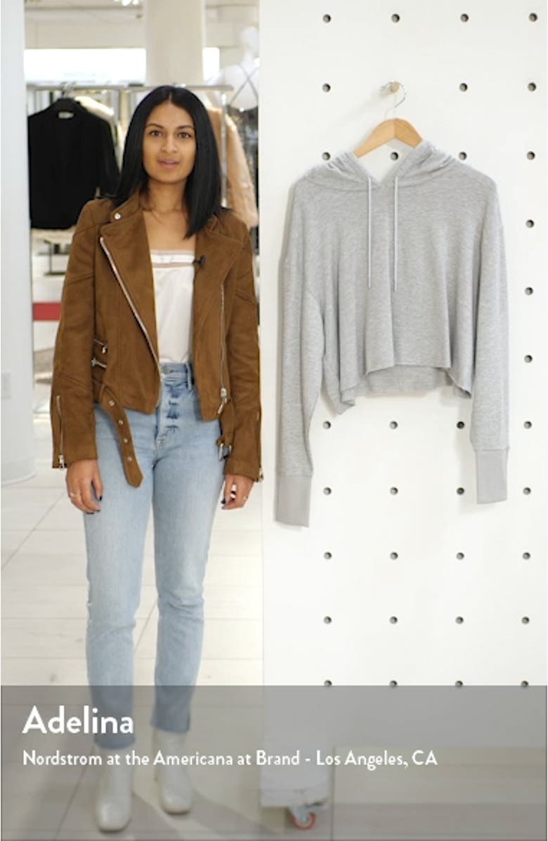 Yoga Luxe Crop Training Hoodie, sales video thumbnail