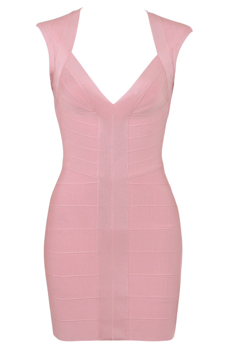 HOUSE OF CB The Icon Bandage Minidress, Alternate, color, Pink