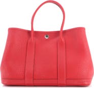 Pre-Owned Hermes Garden Party Tote Leather 30
