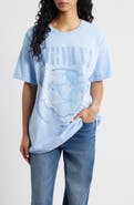 Merch Traffic Nirvana Smiley Cotton Graphic T-Shirt