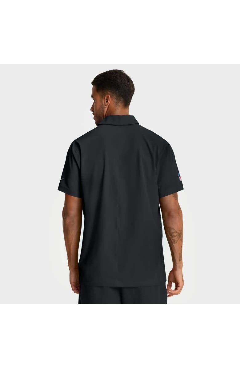 Nike Men's Nike Black San Francisco 49ers Sideline City Pride Woven Performance Polo, Alternate, color, Black